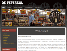 Tablet Screenshot of depeperbol.nl